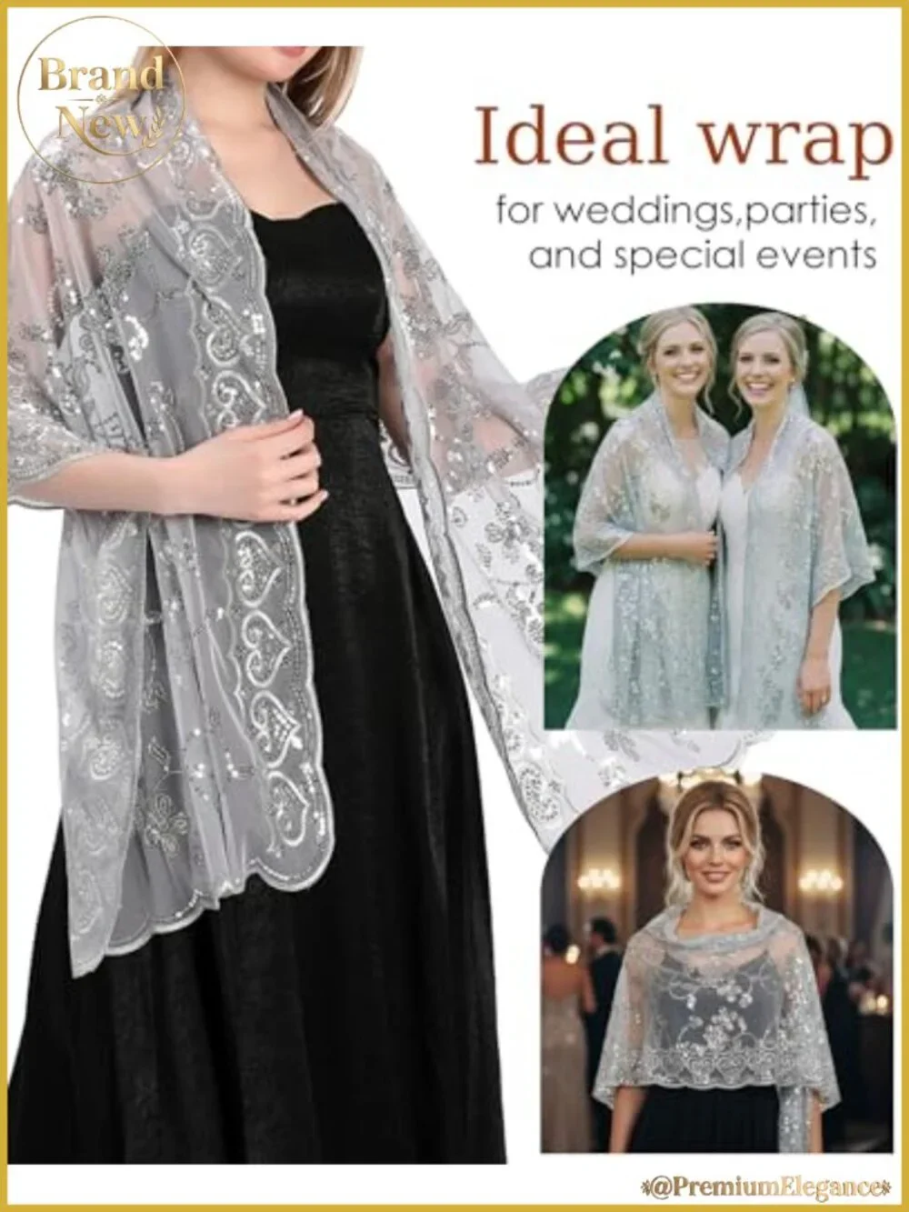N/A sparkly shawl